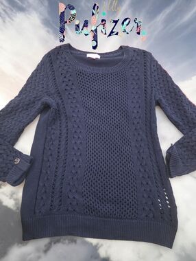 *1327 Lilly Pulitzer cable knit sweater Women Medium